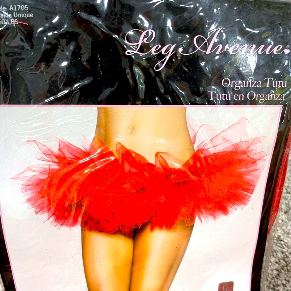 Halloween-NWT Adult Tutu Red